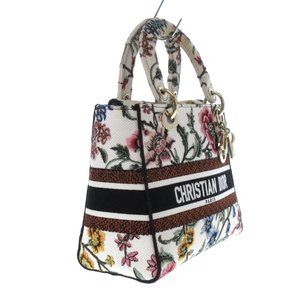 Dior Handbag Lady Light Ivory Multi Dee